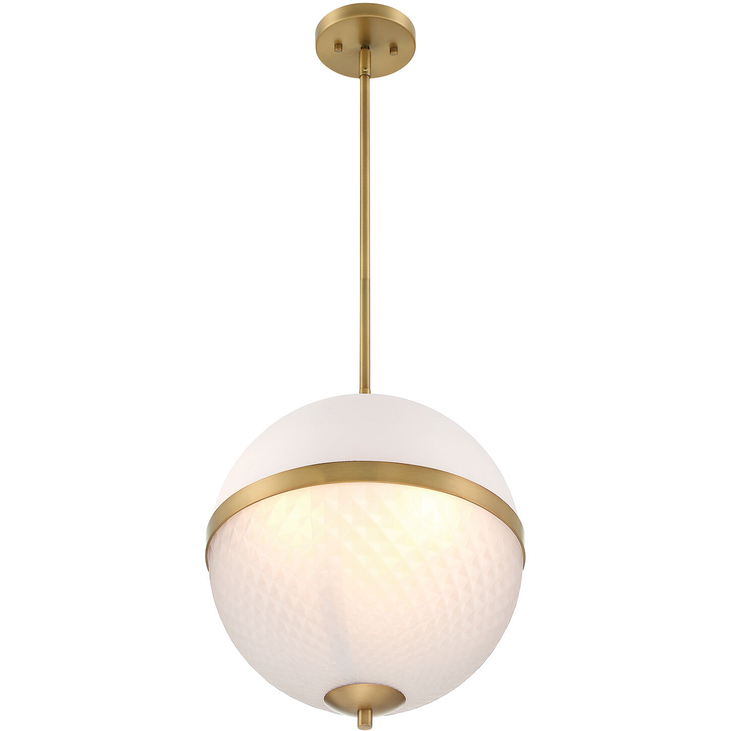 Dia 3 Light 14 inch Old Satin Brass Pendant Ceiling Light