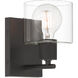 Vibrato 1 Light 5.25 inch Matte Black Wall Sconce Wall Light