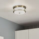 Brit LED 12 inch Champagne Bronze Flush Mount Ceiling Light