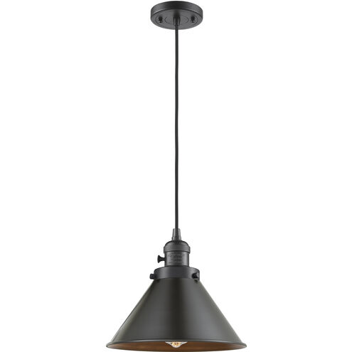 Franklin Restoration Briarcliff 1 Light 10 inch Oil Rubbed Bronze Mini Pendant Ceiling Light in Incandescent