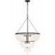 Rylee 8 Light 24.75 inch Matte Black Chandelier Ceiling Light