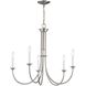 Meadowview 5 Light 28 inch Brushed Nickel Chandelier Ceiling Light