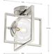 Atwell 1 Light 10 inch Brushed Nickel Semi-Flush Mount Ceiling Light