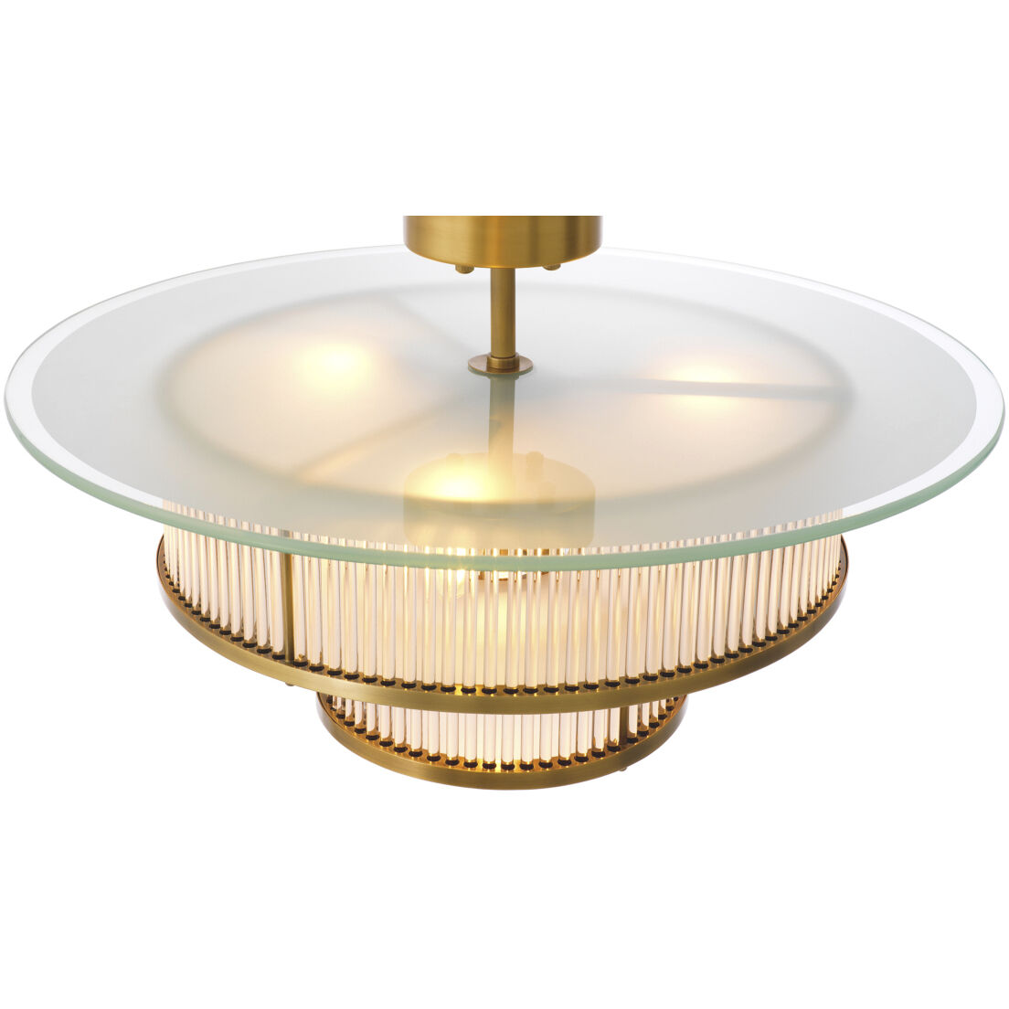 Frederic 4 Light 29.53 inch Antique Brass Ceiling Lamp Ceiling Light