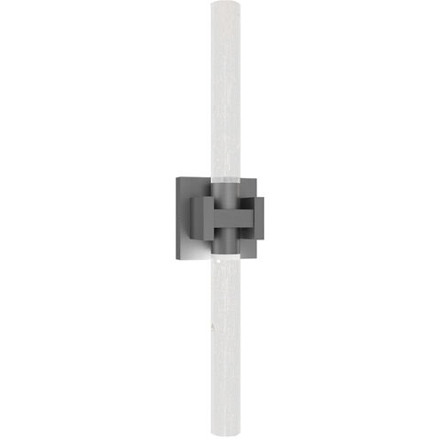 Ripple LED 4.75 inch Brushed Nickel Bath Vanity & Wall Light in 2700K, dweLED