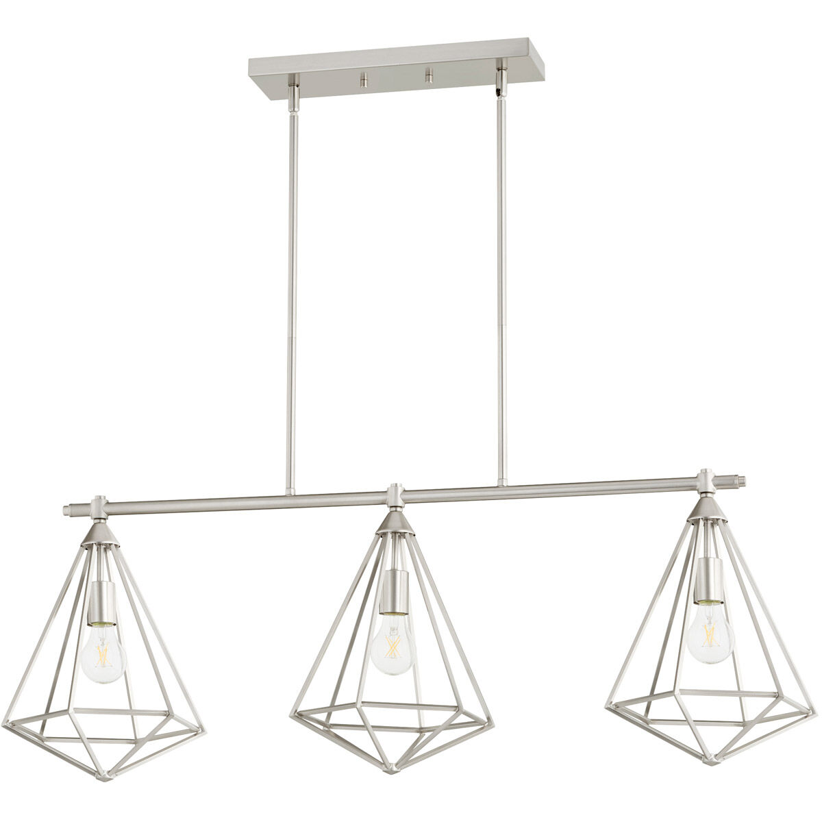 Bennett Island Light Ceiling Light in Satin Nickel