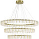 Sevryn LED 44.5 inch Soft Brass Chandelier Ceiling Light