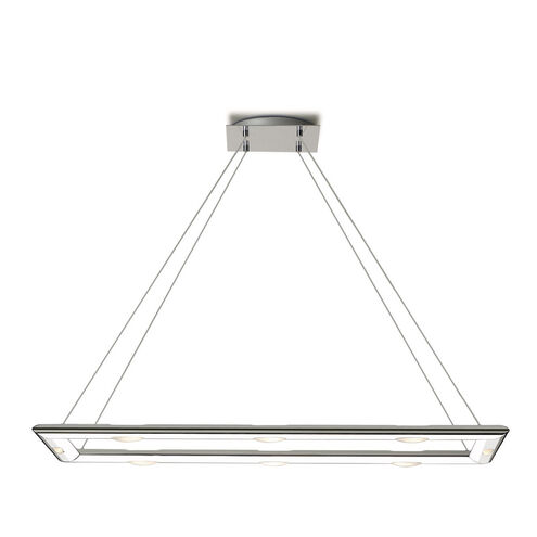 Adagio 8 Light 40 inch Burnished Aluminum Pendant Ceiling Light