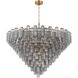 Addis 40 Light 62 inch Aged Brass Chandelier Ceiling Light
