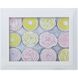 Rose Cupcakes Gloss White Framed Wall Art