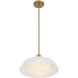 Xander 1 Light 16 inch Vibrant Gold Pendant Ceiling Light