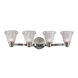 Varick 4 Light 25.25 inch Satin Nickel Bath Bracket Wall Light