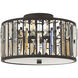 Gemma LED 16.5 inch Vintage Bronze Foyer Light Ceiling Light, Flush Mount