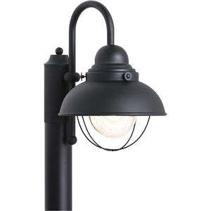 Sebring 1 Light 15.75 inch Black Outdoor Post Lantern