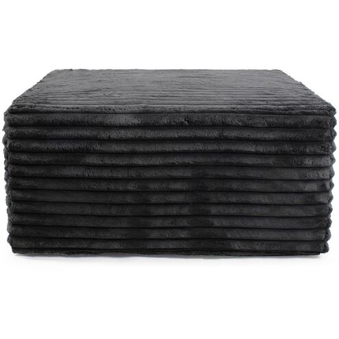 Shar Pei Universal 18 inch Black Ottoman