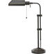 Pharmacy 22 inch 60 watt Dark Bronze Table Lamp Portable Light, Adjustable Pole
