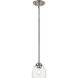 Ashton 1 Light 6 inch Brushed Nickel Pendant Ceiling Light in 2.86