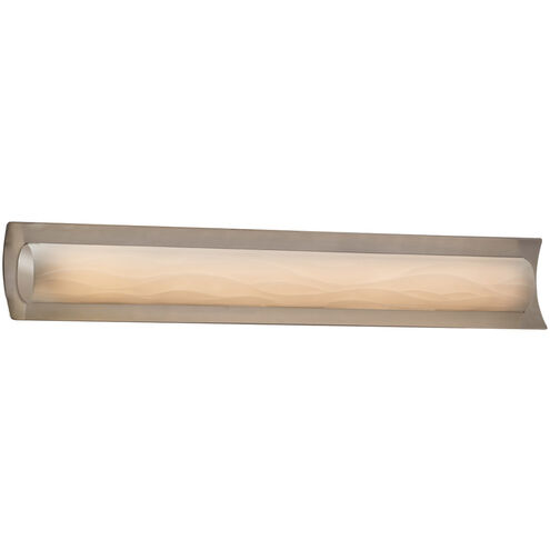 Porcelina LED 30 inch Brushed Nickel Vanity Light Wall Light