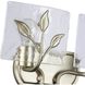 Calla 2 Light 14.75 inch White Gold Vanity Light Wall Light