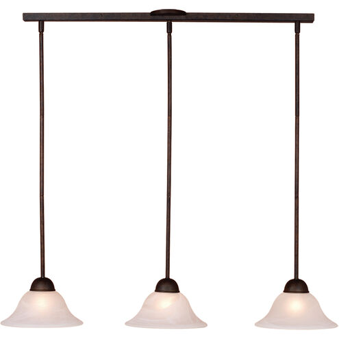 Da Vinci LED 39.75 inch Oil Burnished Bronze Mini Pendant Ceiling Light