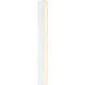 Sideways LED 36 inch Textured White Indoor-Outdoor Sconce, Inside-Out