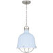 Adlington 1 Light 11.5 inch Brushed Nickel Mini Pendant Ceiling Light, Small