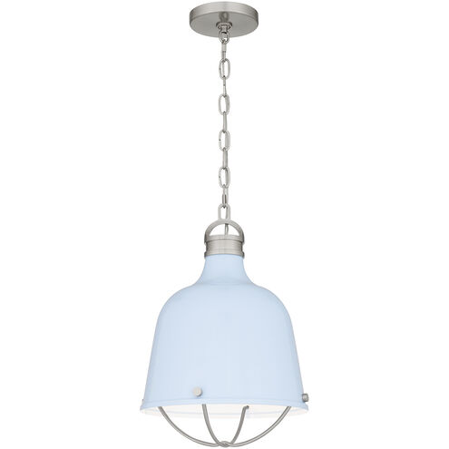 Adlington 1 Light 11.5 inch Brushed Nickel Mini Pendant Ceiling Light, Small