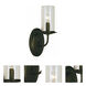 Compass 1 Light 5 inch Brushed Nickel Sconce Wall Light