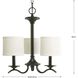 Inspire 3 Light 17 inch Antique Bronze Chandelier Ceiling Light