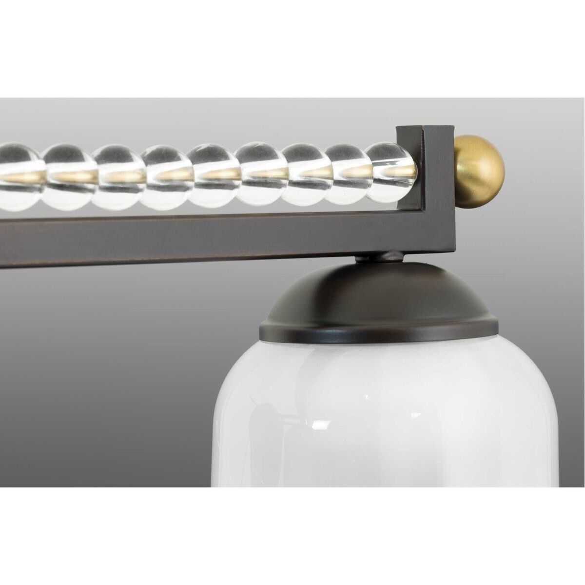 Carlyn 4 Light 31.88 inch Antique Bronze Bath Vanity Wall Light, Design Series