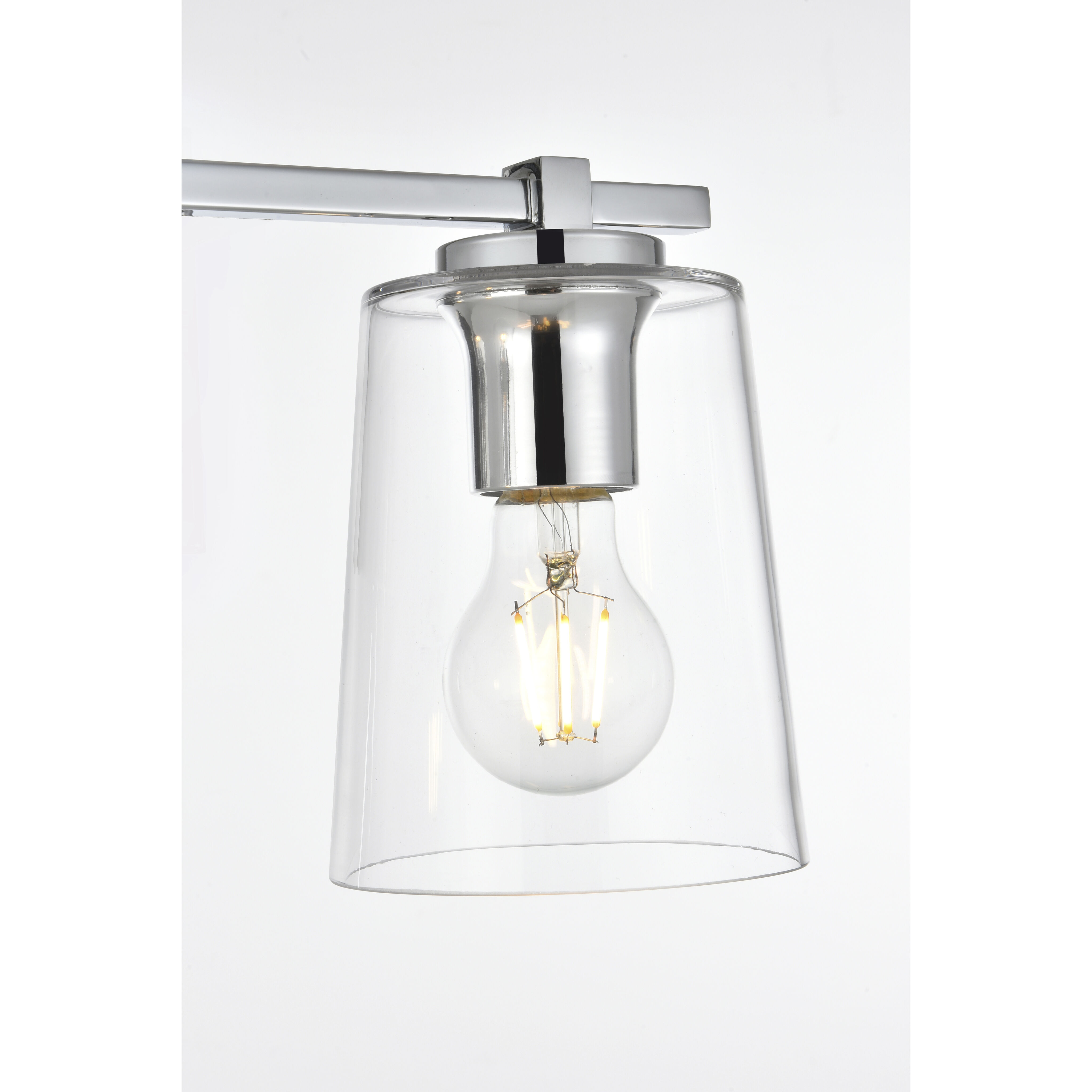 Kacey 4 Light 33 inch Chrome Bath Sconce Wall Light