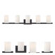Astoria 5 Light 43.75 inch Hand Applied Olde Bronze Vanity Sconce Wall Light