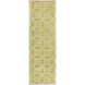 Goa 156 X 108 inch Lime, Light Gray Rug