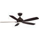 Doren 52 inch Black Fan-Uni