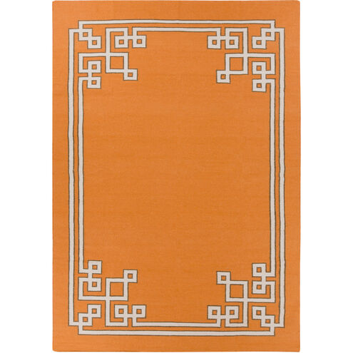 Alameda 132 X 96 inch Bright Orange, Light Gray, Khaki Rug
