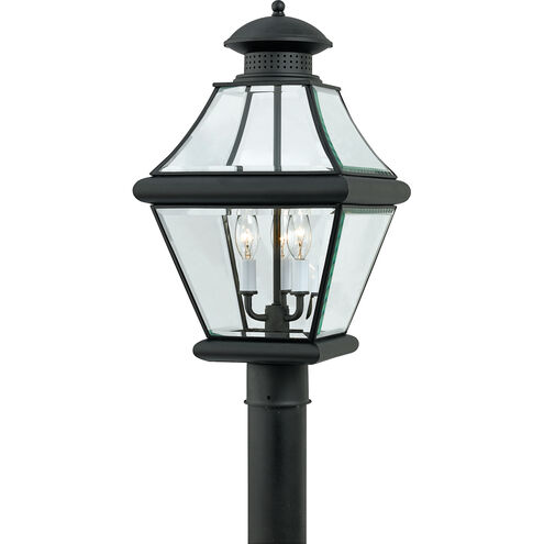 Rutledge 3 Light 21 inch Mystic Black Outdoor Post Lantern