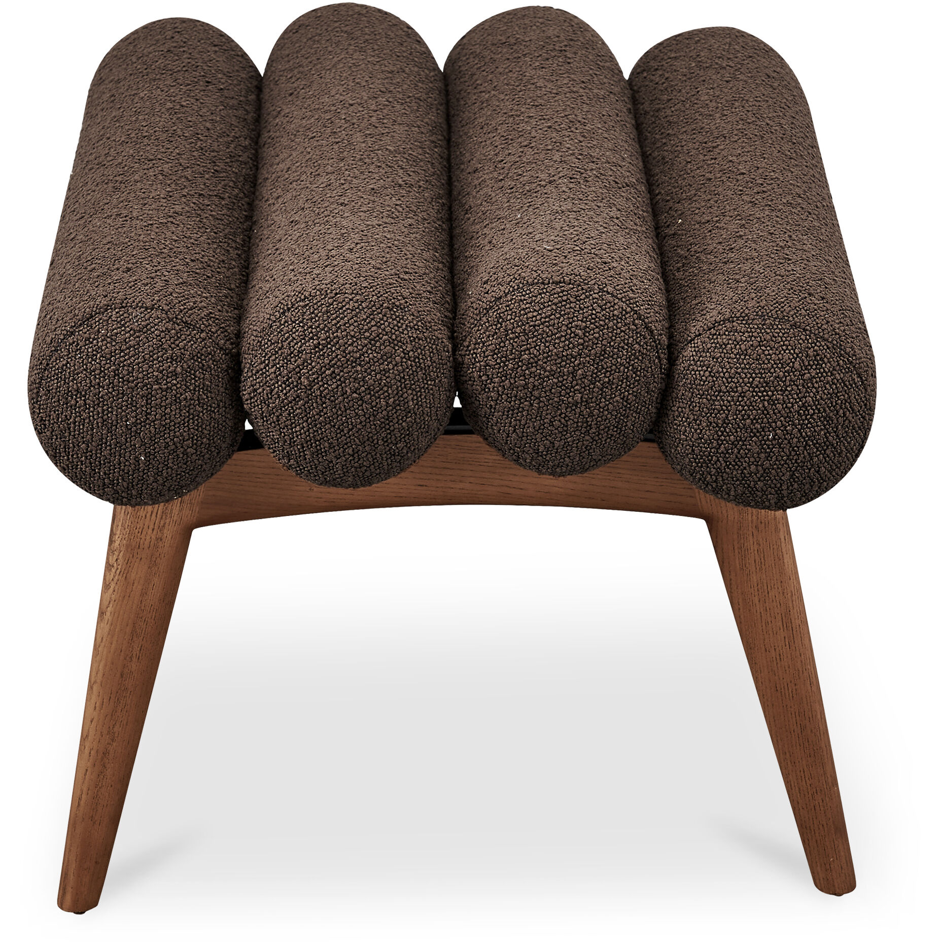 Arlo 17.5 inch Dark Brown Accent Stool