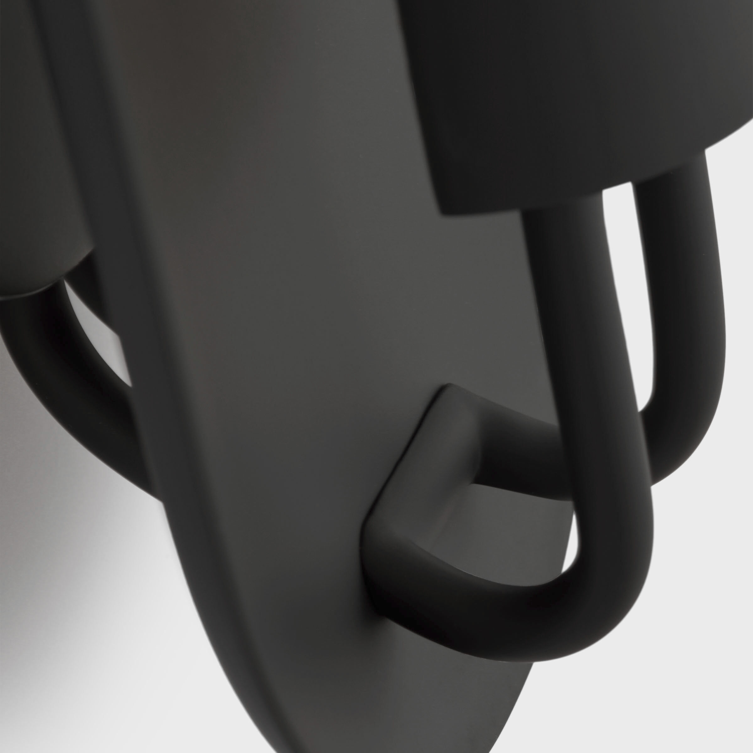 Kelly Wearstler Teline LED 6 inch Matte Black Oval Sconce Wall Light