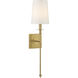 Calera 1 Light Signature Brass Wall Sconce Wall Light