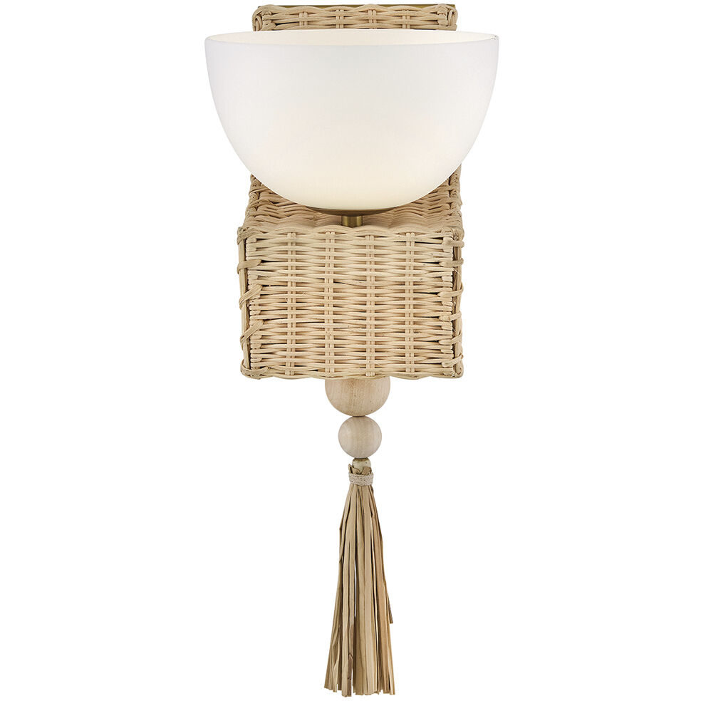 Lisa McDennon Thalia 1 Light 7.5 inch Lacquered Brass Sconce Wall Light