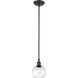 Ballston Concord LED 6 inch Matte Black Mini Pendant Ceiling Light in Clear Glass