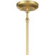 Batignolles 1 Light 10 inch Spring Gold Leaf Mini Pendant Ceiling Light