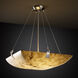 Lumenaria 8 Light 51 inch Brushed Nickel Pendant Bowl Ceiling Light