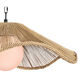Provence Cafe 1 Light 31 inch Natural Pendant Ceiling Light, Large