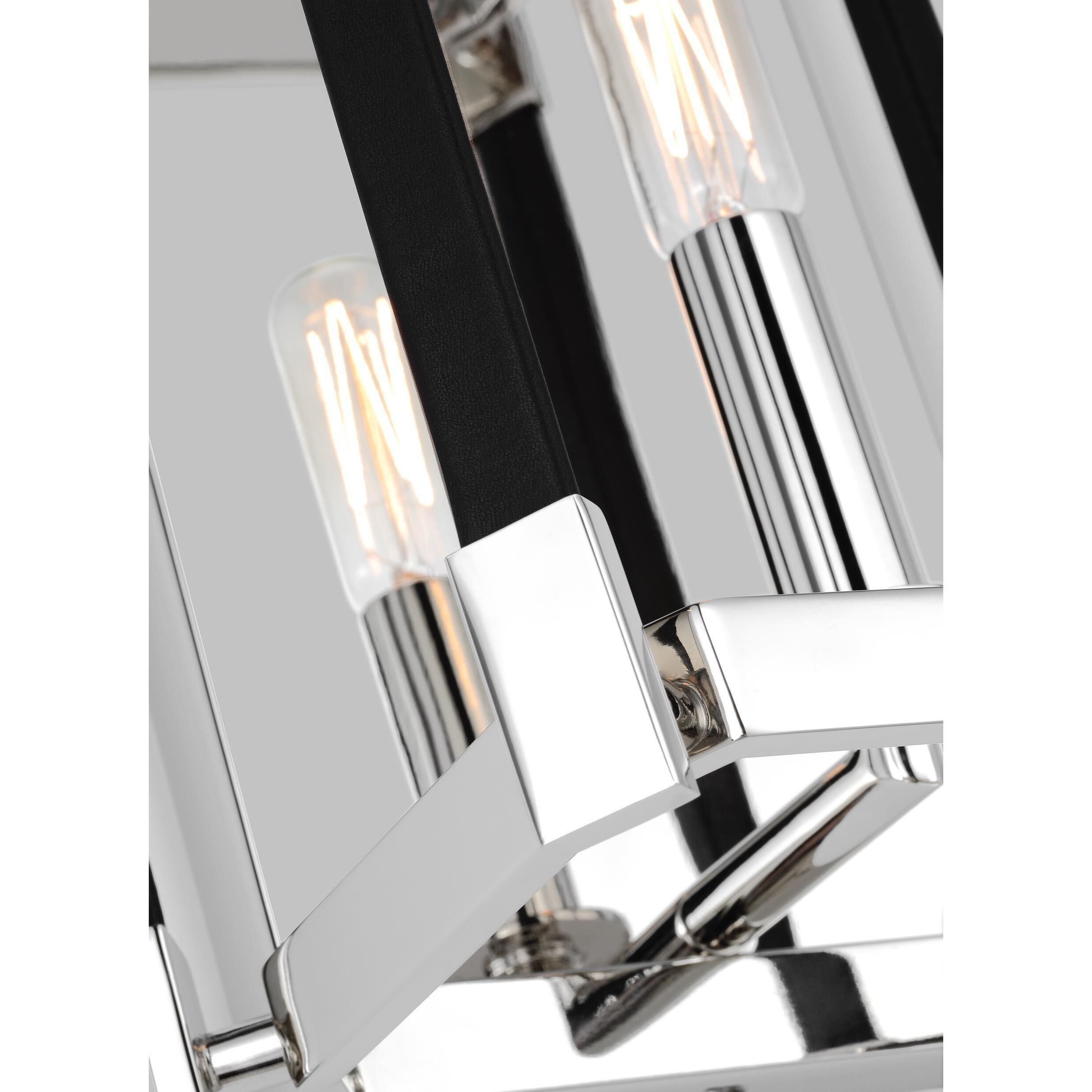 Hadley 1 Light 8 inch Polished Nickel Wall Sconce Wall Light