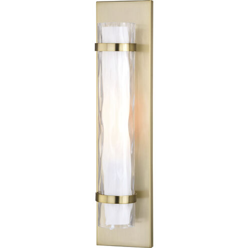 Vilo LED 4.5 inch Golden Brass Bathroom Light Wall Light