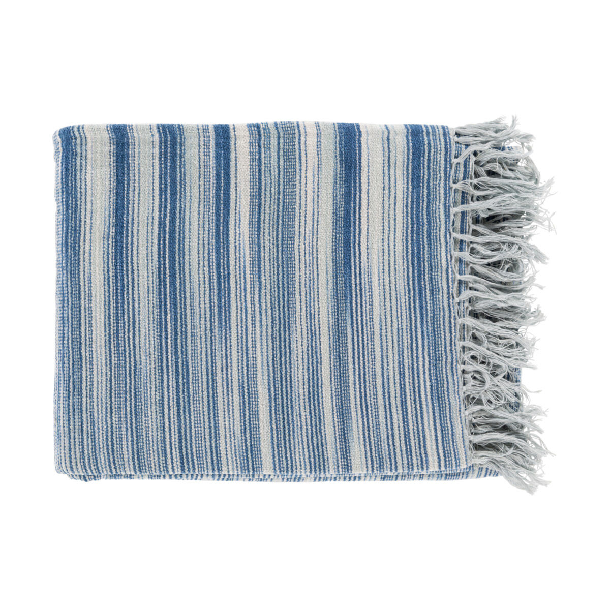 Tanga 60 X 50 inch Navy and Blue Throw