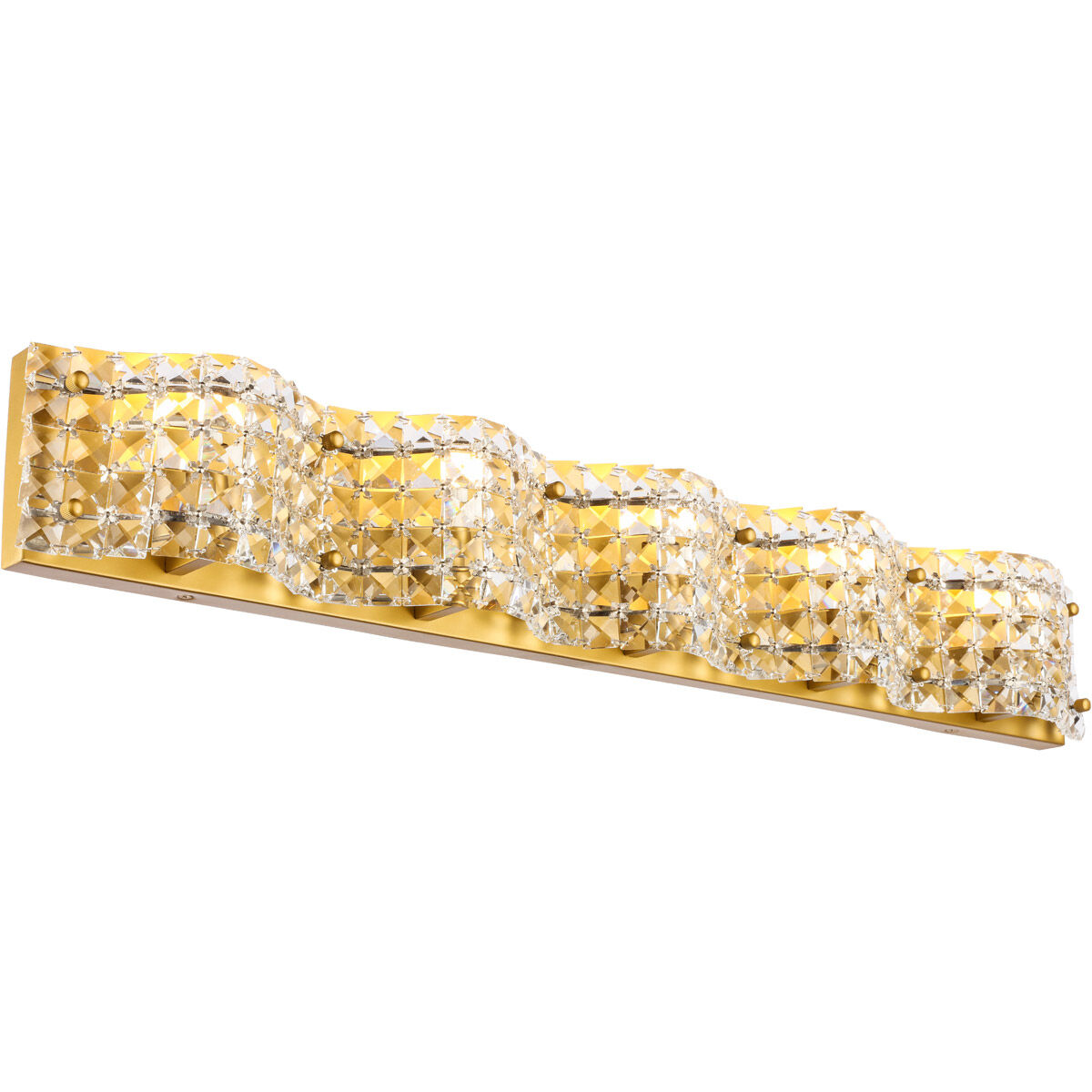 Schuyler 5 Light 34 inch Brass Wall sconce Wall Light