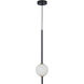 B&acirc;ton LED 6 inch Matte Black Pendant Ceiling Light