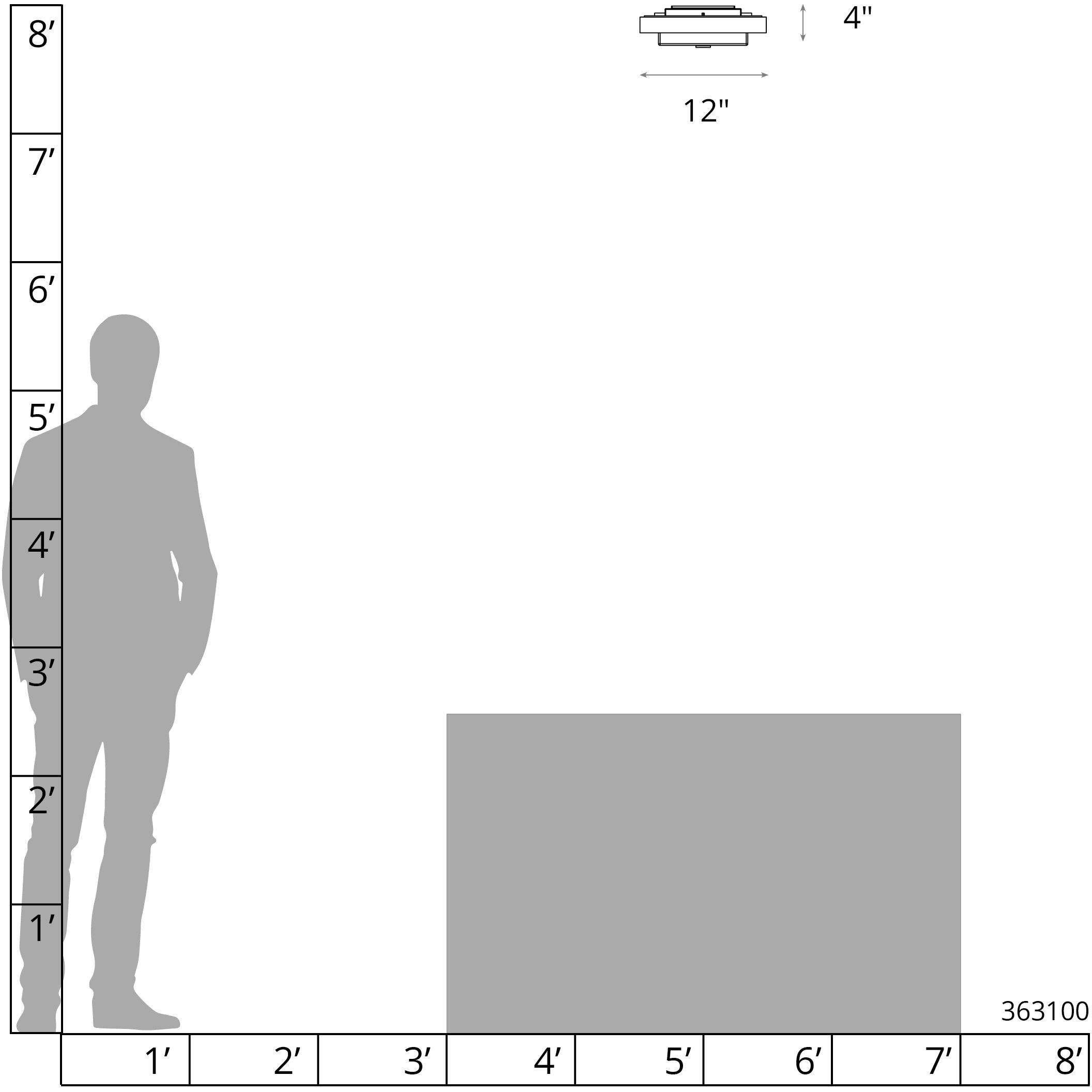 Shadow Box 2 Light 12 inch Oil Rubbed Bronze and Coastal Burnished Steel Outdoor Flush Mount in Coastal Oil Rubbed Bronze/Coastal Burnished Steel, Small